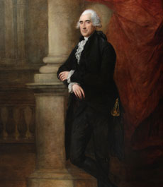 Photo of painting of William Mainwaring, by Gainsborough Dupont